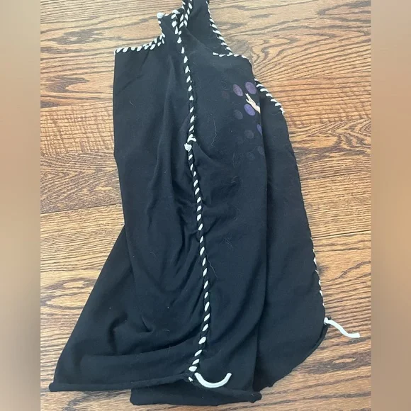 Women’s Custom Boutique MADONNA Black Tank Top T Shirt Size Medium - Picture 4 of 6